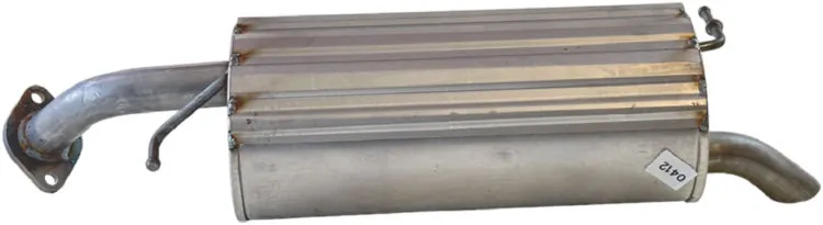 Silenciador, parte traseira para Hyundai Getz TB