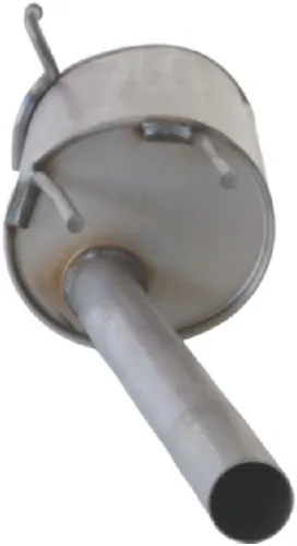 Compre 185627 Bosal Silenciador, parte traseira
