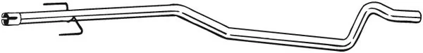 Silenciador, parte central Bosal BS717945 preço, a partir de 58,76 USD