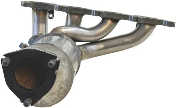 Tubo coletor de escape para Volkswagen Polo V 6R1, 6C1