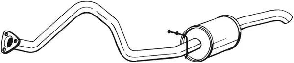 Silenciador, parte traseira para Land Rover Discovery LJ ,LT