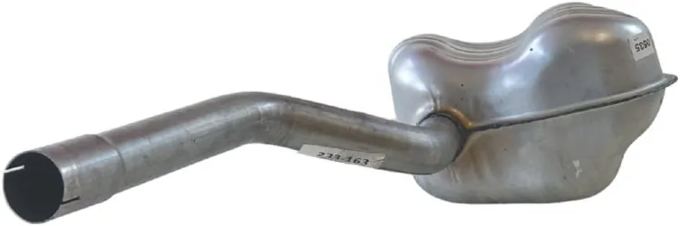 233163 Bosal Silenciador, parte traseira