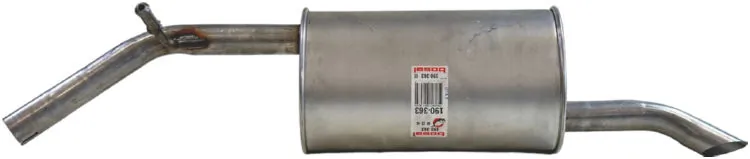 190363 Bosal Silenciador, parte traseira