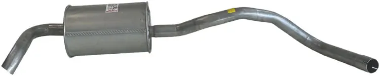 Silenciador, parte traseira Renault Scenic III JZ0, JZ1