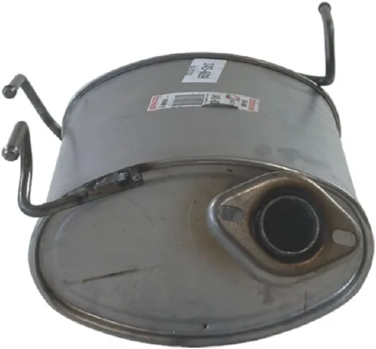 Silenciador, parte traseira Nissan Almera TINO V10