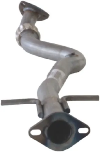 Compre 93168451 General Motors Tubo de admissão dianteiro (calças) do silenciador