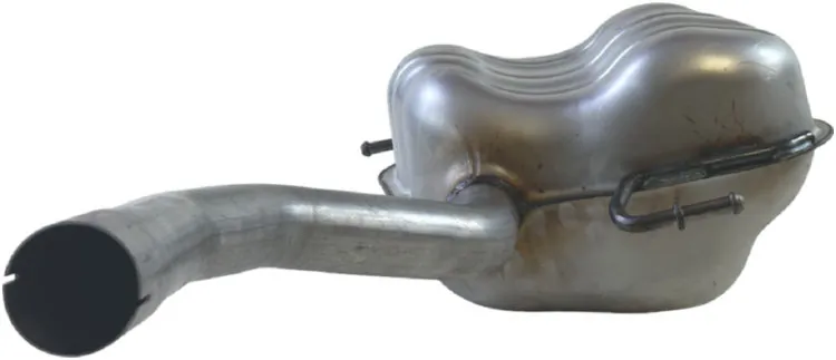 233155 Bosal Silenciador, parte traseira