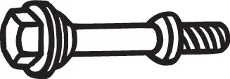 258943 Bosal Parafuso do sistema de escape (do silenciador)