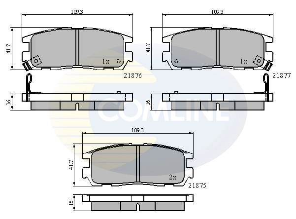 Sapatas do freio traseiras de disco para Isuzu Trooper 