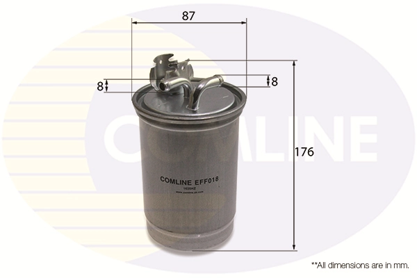 Filtro de combustível para Volkswagen Transporter 70A, 70H, 7DA, 7DH