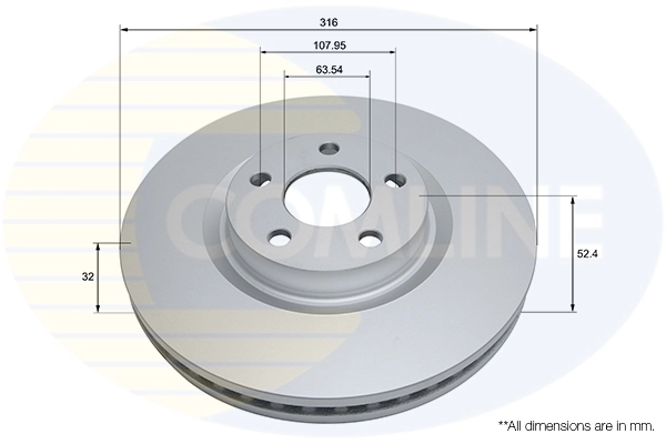 Disco do freio dianteiro para Ford S-Max CDR