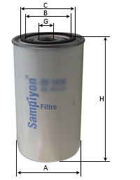 Filtro de óleo 6005031029 Renault (RVI)