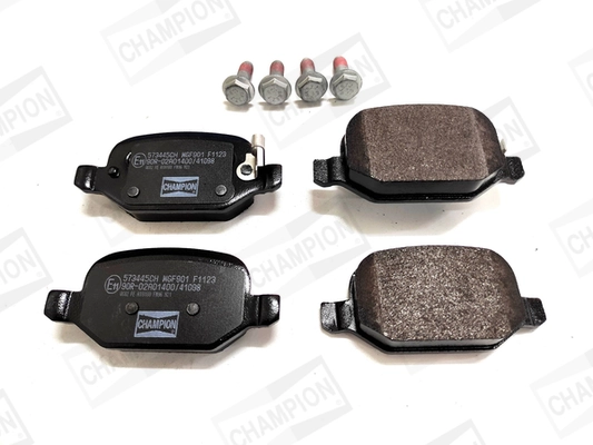 Sapatas do freio traseiras de disco Peugeot/Citroen 1623064080