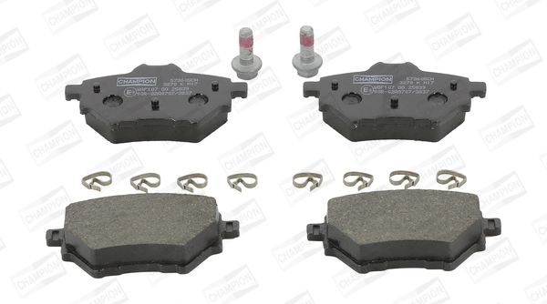 Sapatas do freio traseiras de disco 1636413980 Peugeot/Citroen