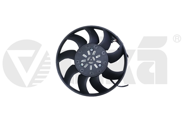 Ventilador elétrico de esfriamento montado (motor + roda de aletas) esquerdo V15011943 Vemo