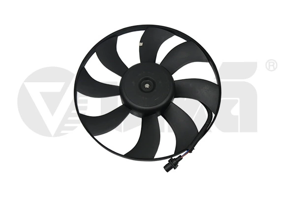  Ventilador elétrico de esfriamento montado (motor + roda de aletas) Skoda Fabia II carrinha (5J5, 545) (2007 - 2014) II