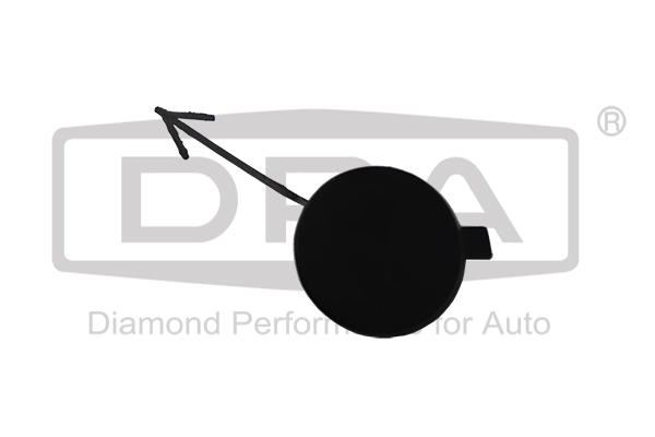 Tampão dianteira do pára-choque do gancho de reboque para Skoda Octavia 5E3, NL3, NR3