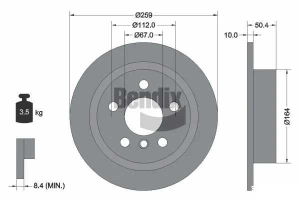  para Mini Cooper  (F57)