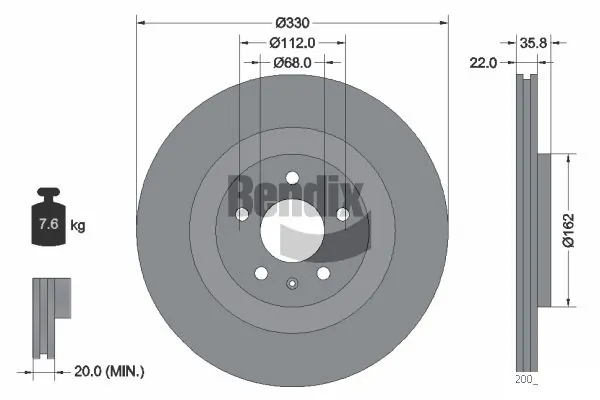 BDS1250 Jurid/Bendix