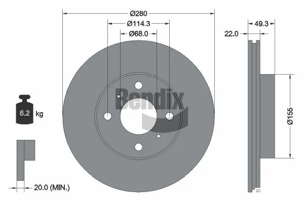 BDS1719 Jurid/Bendix
