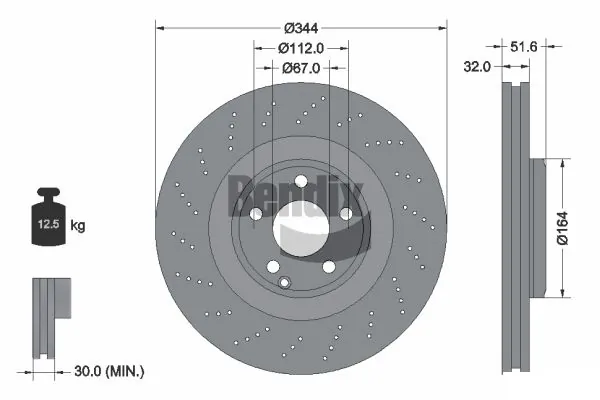 BDS1537HC Jurid/Bendix