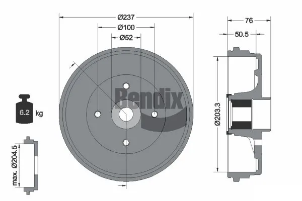 BDM1128 Jurid/Bendix