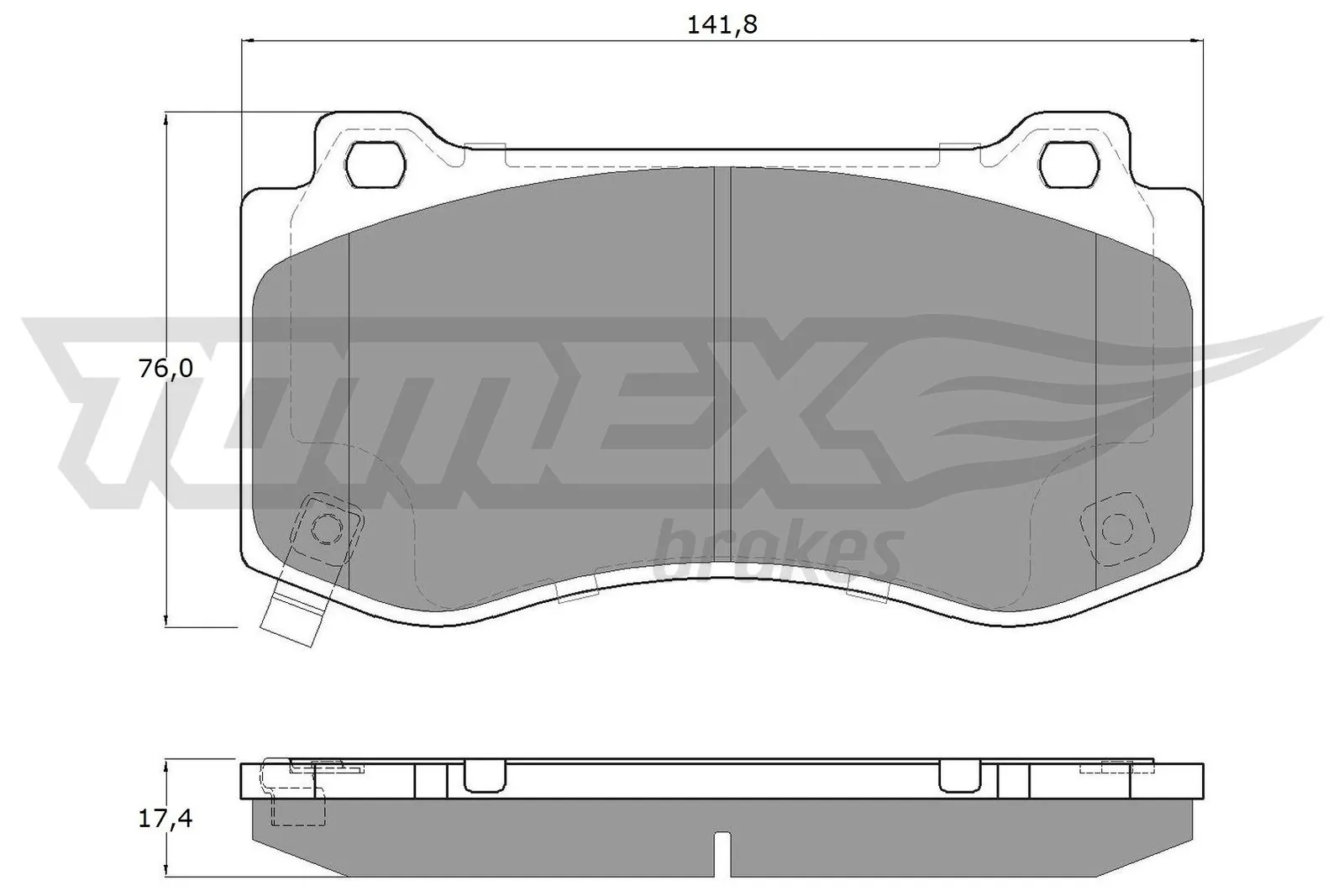 Compre K05174311AC Fiat/Alfa/Lancia Sapatas do freio dianteiras de disco