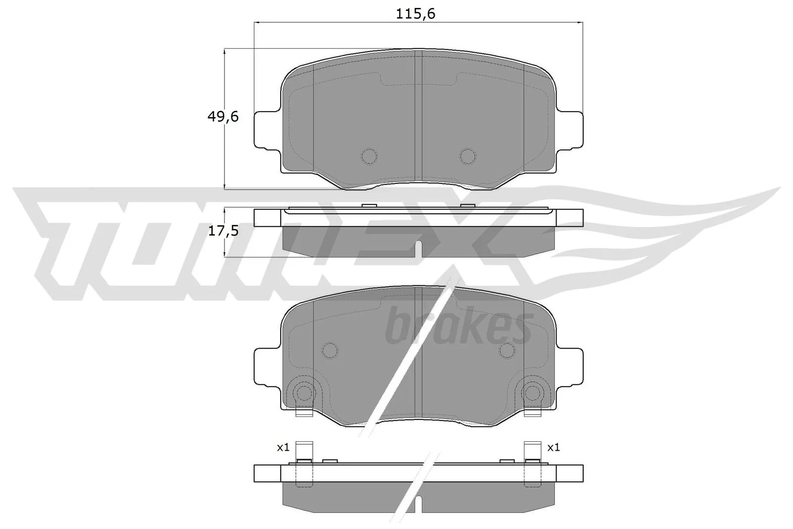 Compre 1675996280 Peugeot/Citroen Sapatas do freio traseiras de disco