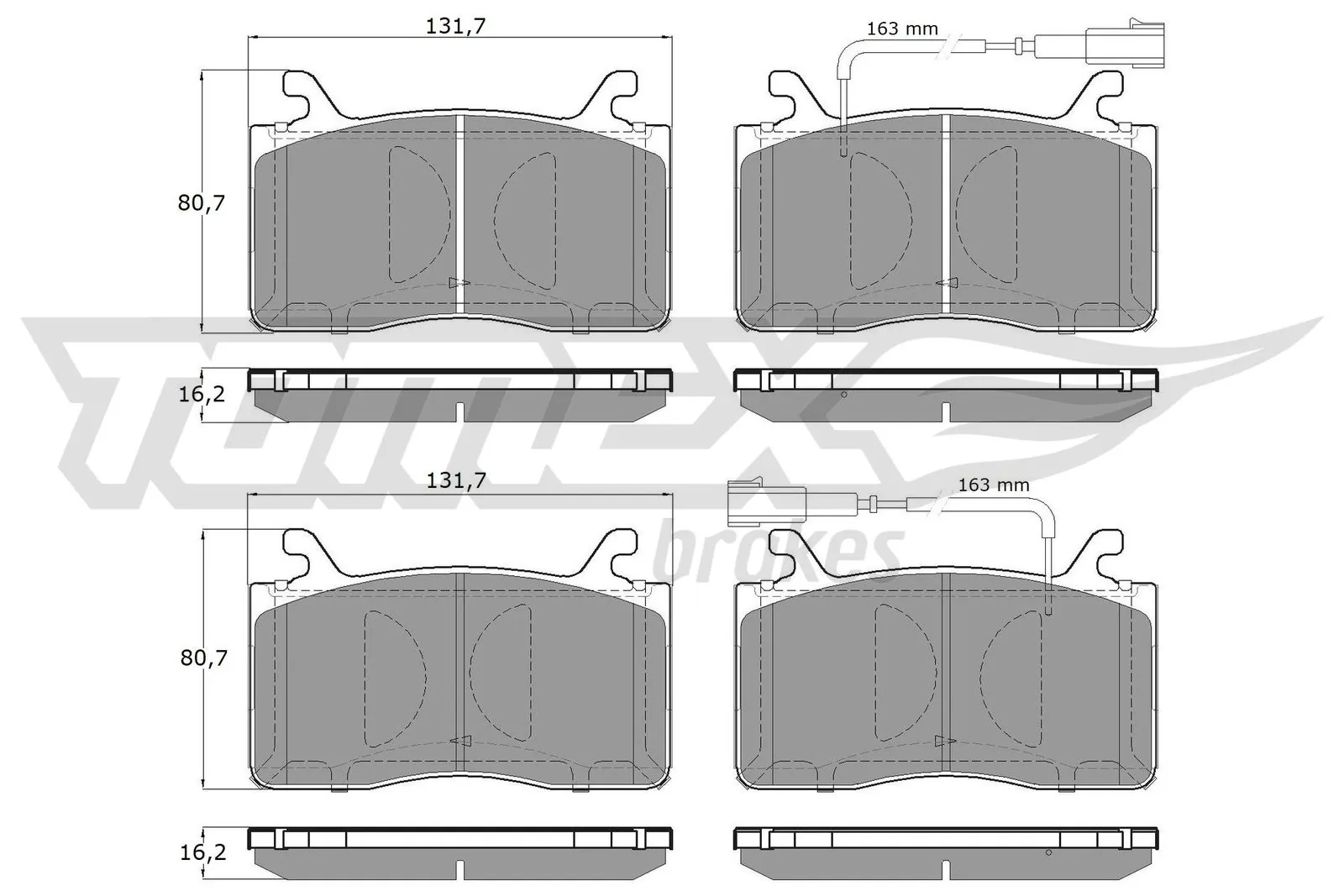Sapatas do freio dianteiras de disco Chrysler 68400577AA preço, a partir de 33,15 USD