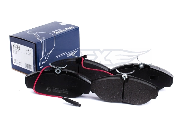 TX1172 Tomex Sapatas do freio dianteiras de disco
