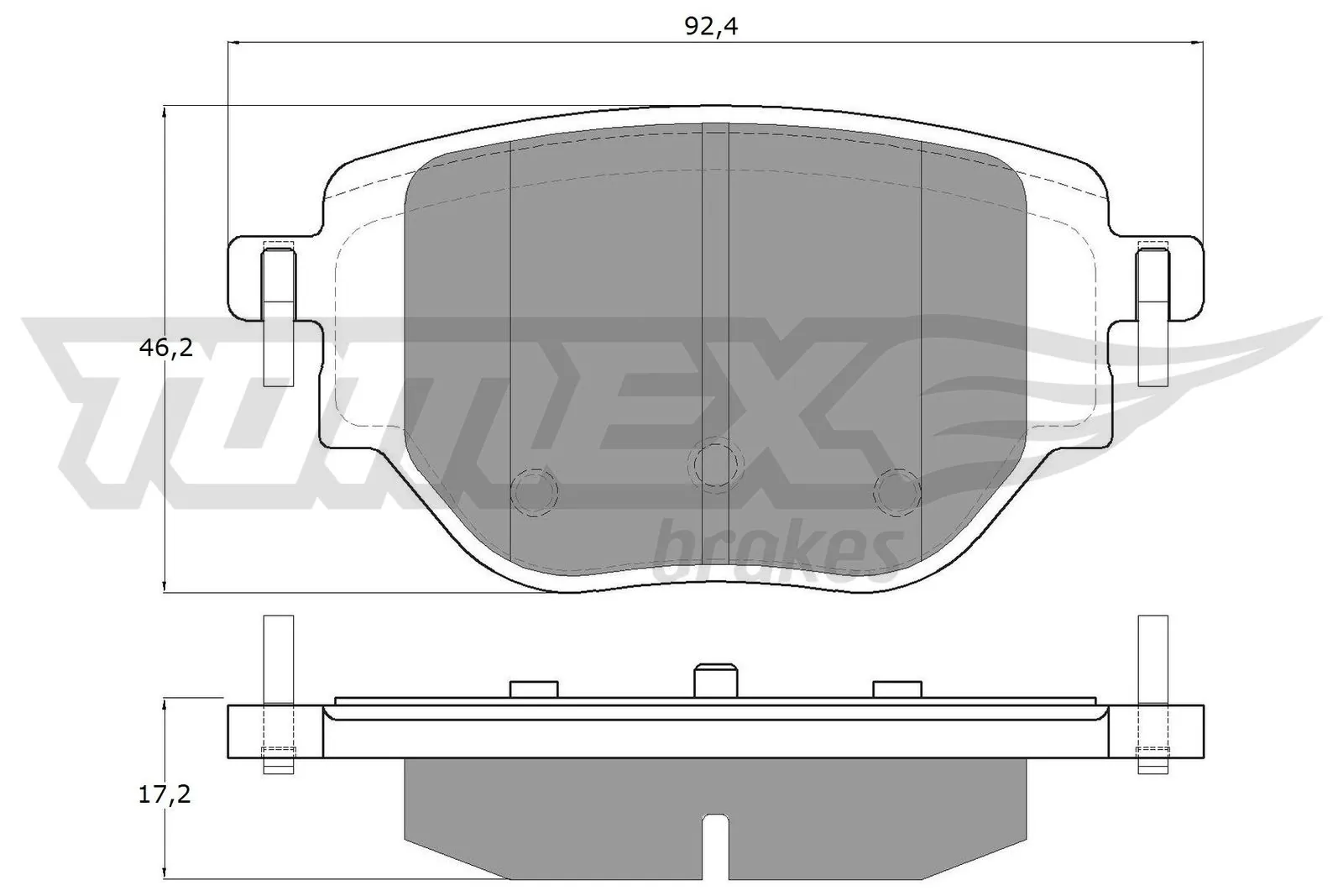 Compre 1681449980 Peugeot/Citroen Sapatas do freio traseiras de disco
