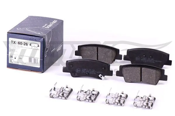  Sapatas do freio traseiras de disco Hyundai Tucson IV SUV (NX4E) (2020 - 2026) IV
