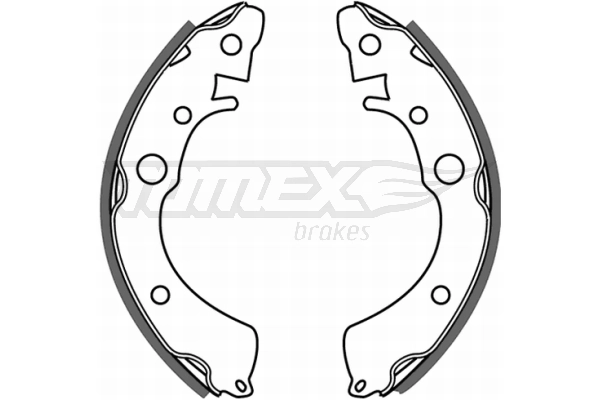 Sapatas do freio traseiras de tambor para Honda Civic III AL, AJ, AG, AH