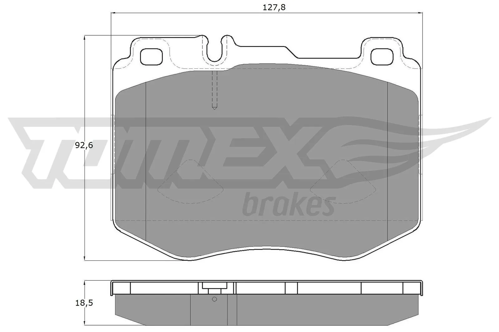 Sapatas do freio dianteiras de disco para Mercedes GLC  X253