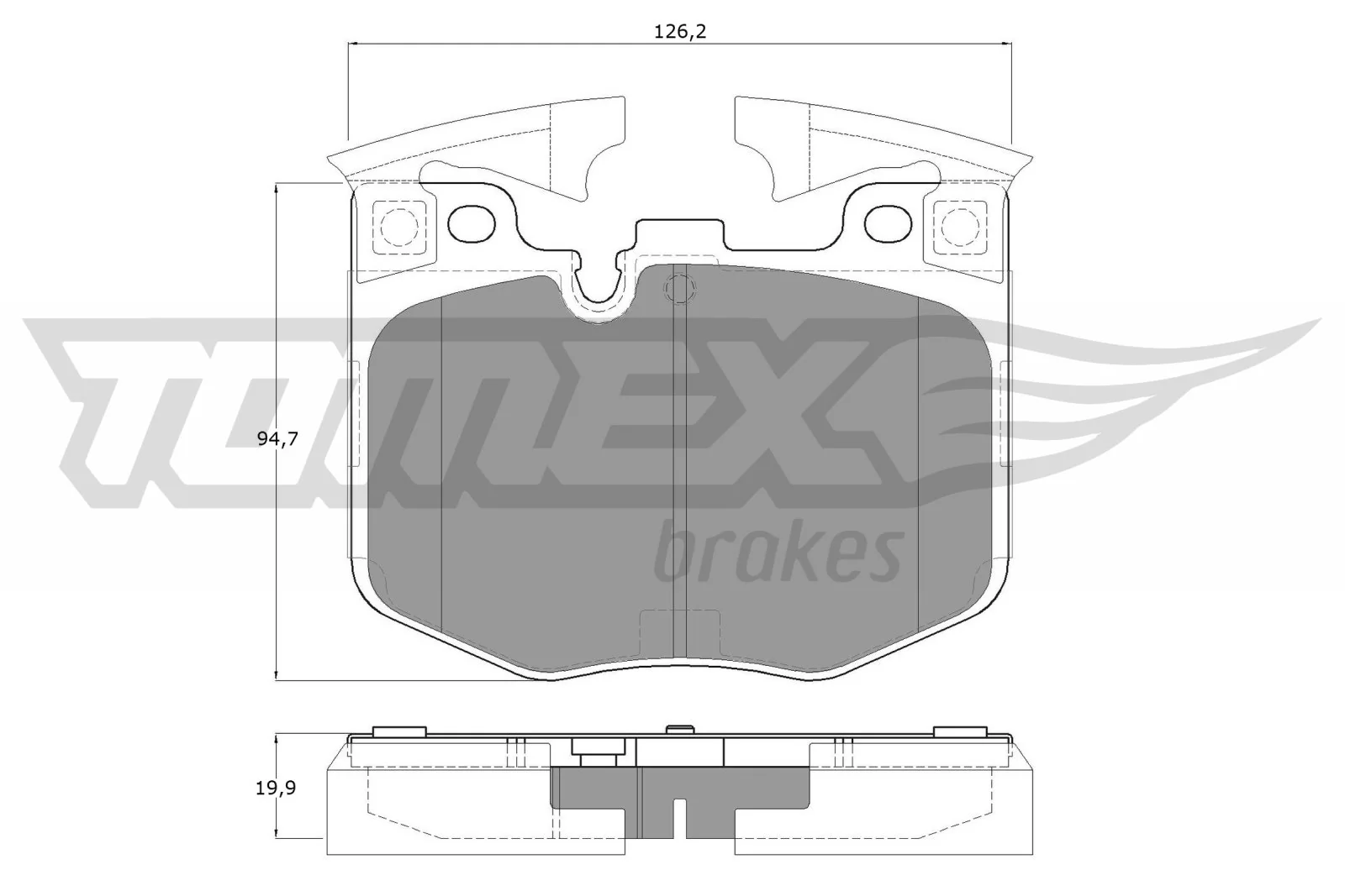 Sapatas do freio dianteiras de disco BMW X5  G05, F95