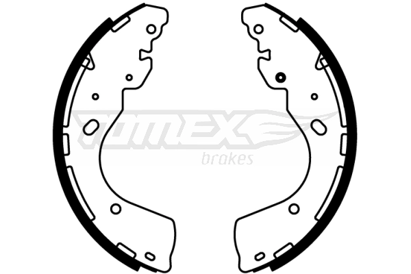 Sapatas do freio traseiras de tambor Renault (RVI) D4060EB36A preço, a partir de 39,09 USD