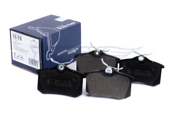TX1078 Tomex Sapatas do freio traseiras de disco
