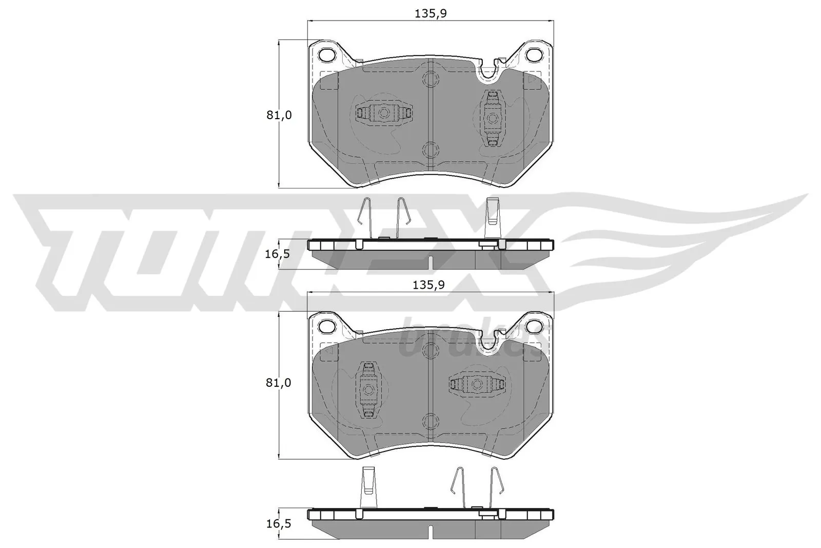 Sapatas do freio dianteiras de disco Magneti Marelli PF1240 preço, a partir de 55,49 USD