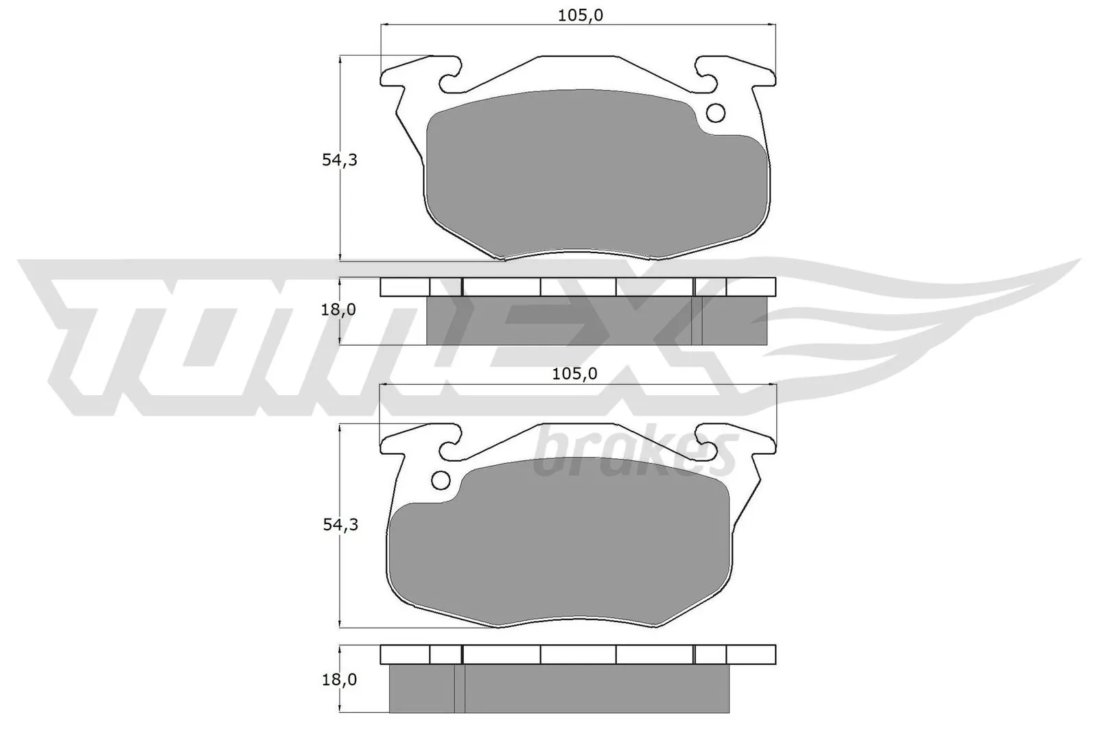 Sapatas do freio dianteiras de disco Brembo DP61003
