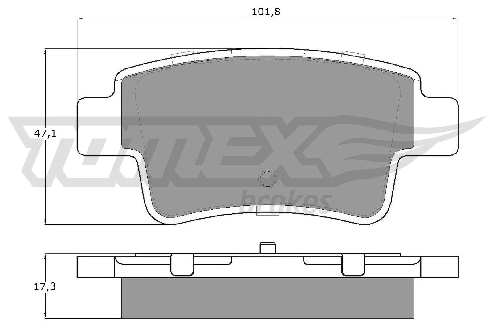 Sapatas do freio traseiras de disco Brembo DP23026