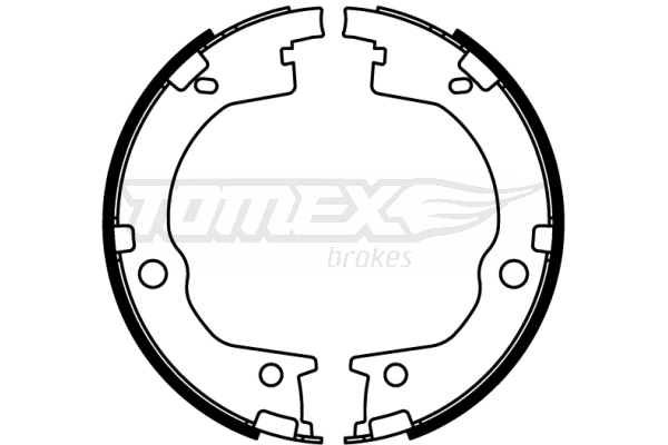  Sapatas do freio de estacionamento Hyundai Santa Fe II SUV (CM) (2006 - 2012) II