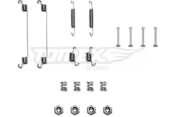  Kit de montagem das sapatas traseiras de tambor Alfa Romeo 33 hatchback (905) (1983 - 1993) 