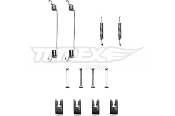 Kit de montagem das sapatas traseiras de tambor para Ford Fusion  JU
