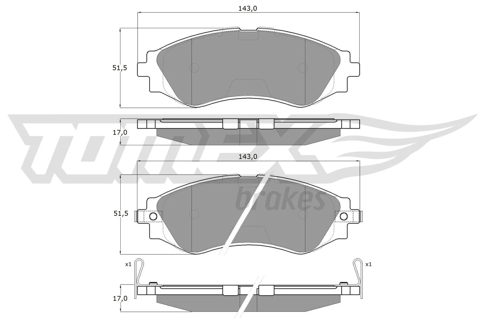 Sapatas do freio dianteiras de disco Chevrolet Epica I V200