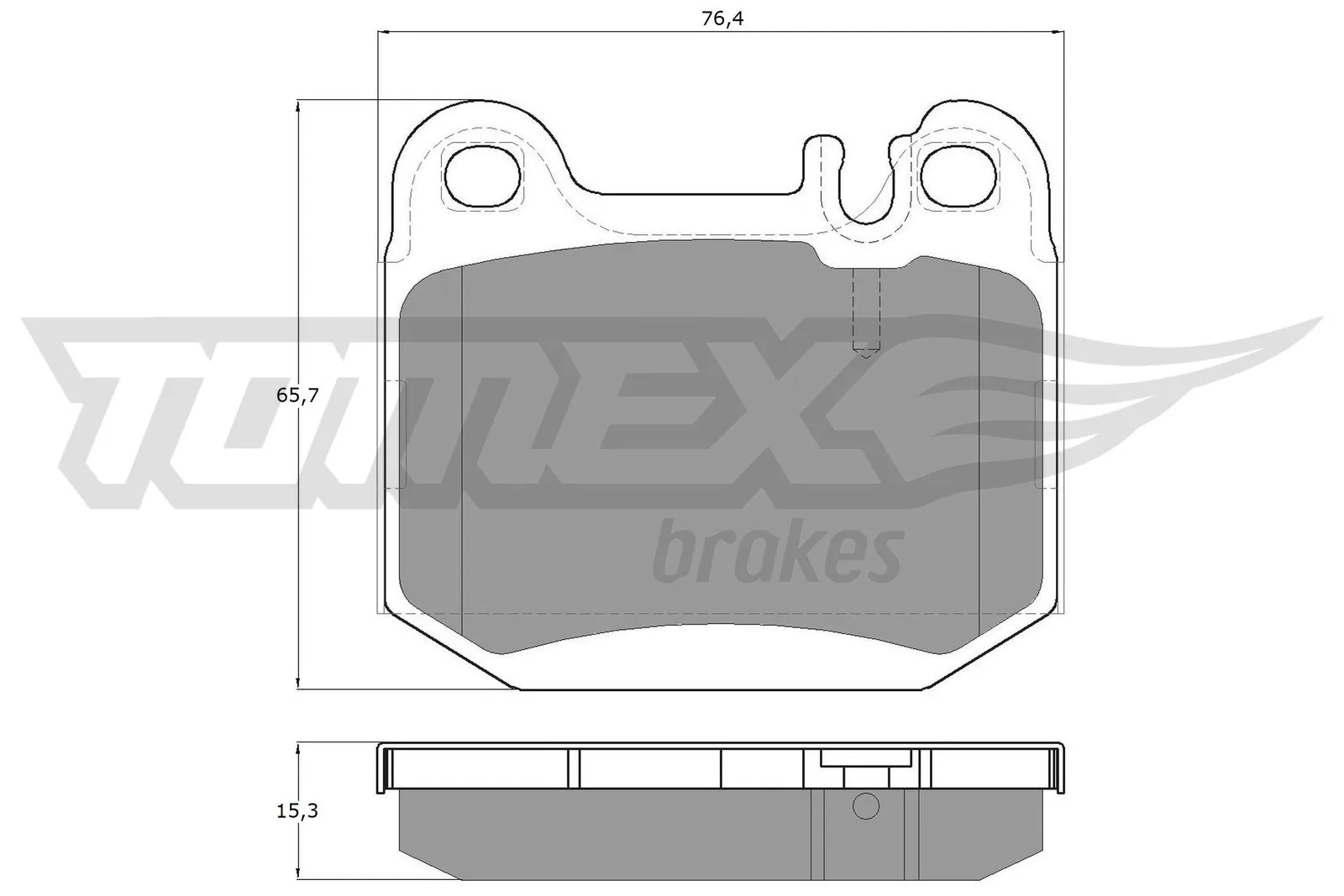  Sapatas do freio traseiras de disco Mercedes ML/GLE SUV (W163) (1998 - 2005) 