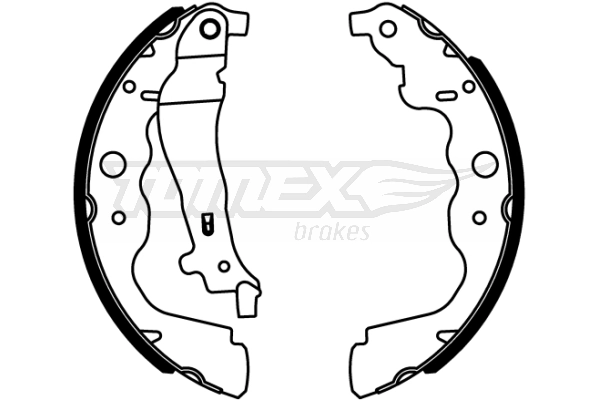Compre A4154200320 Mercedes Sapatas do freio traseiras de tambor