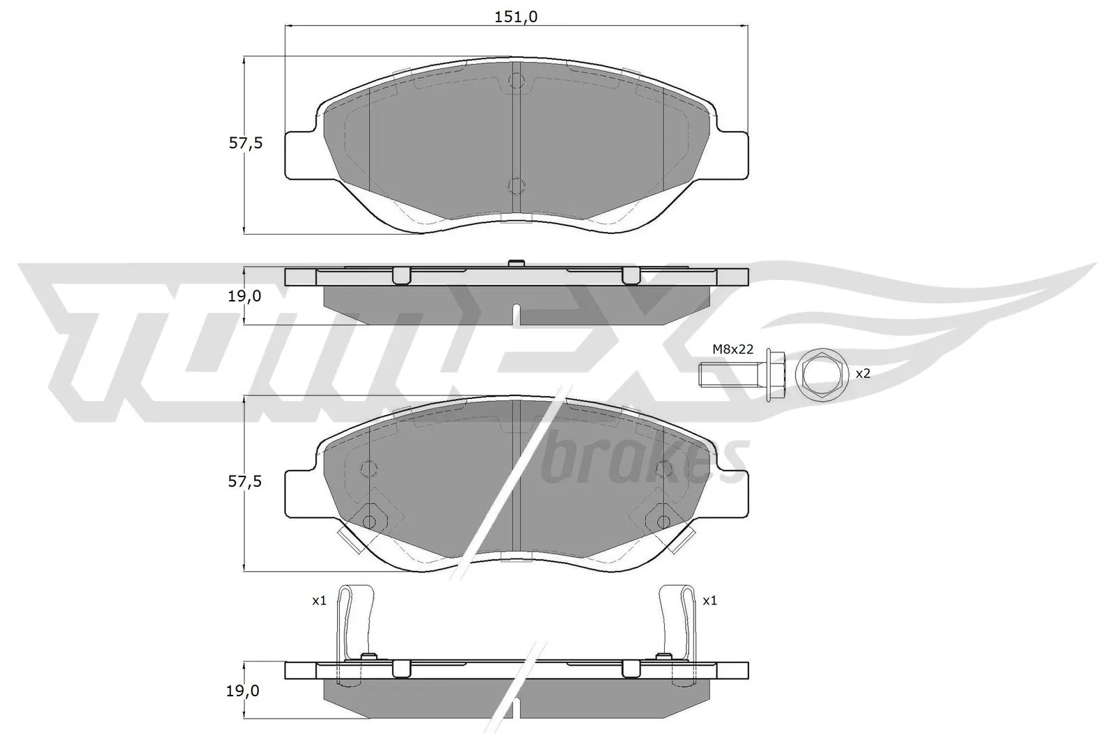 Compre 1681163480 Peugeot/Citroen Sapatas do freio dianteiras de disco