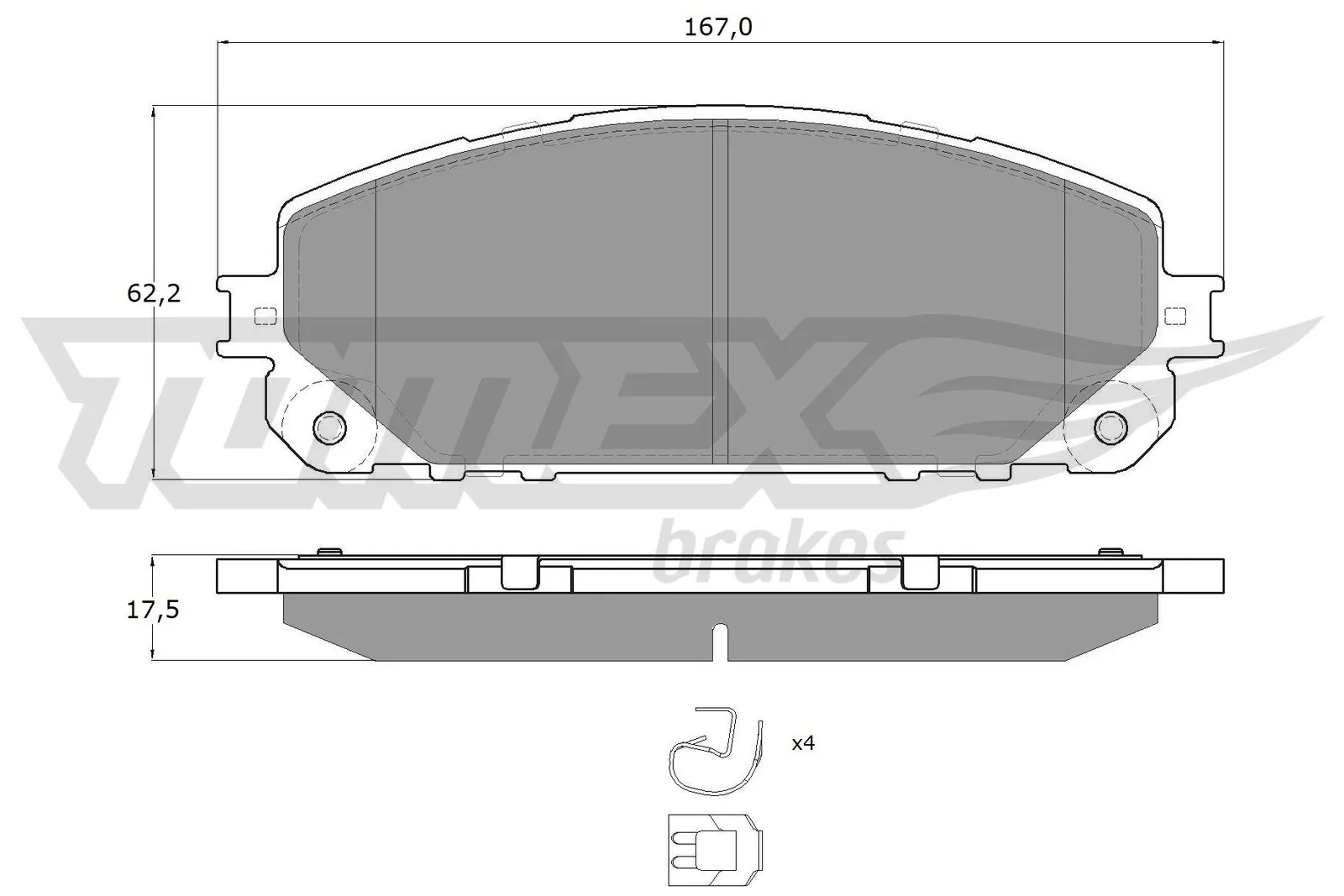 Sapatas do freio dianteiras de disco Fiat/Alfa/Lancia K68212327AD