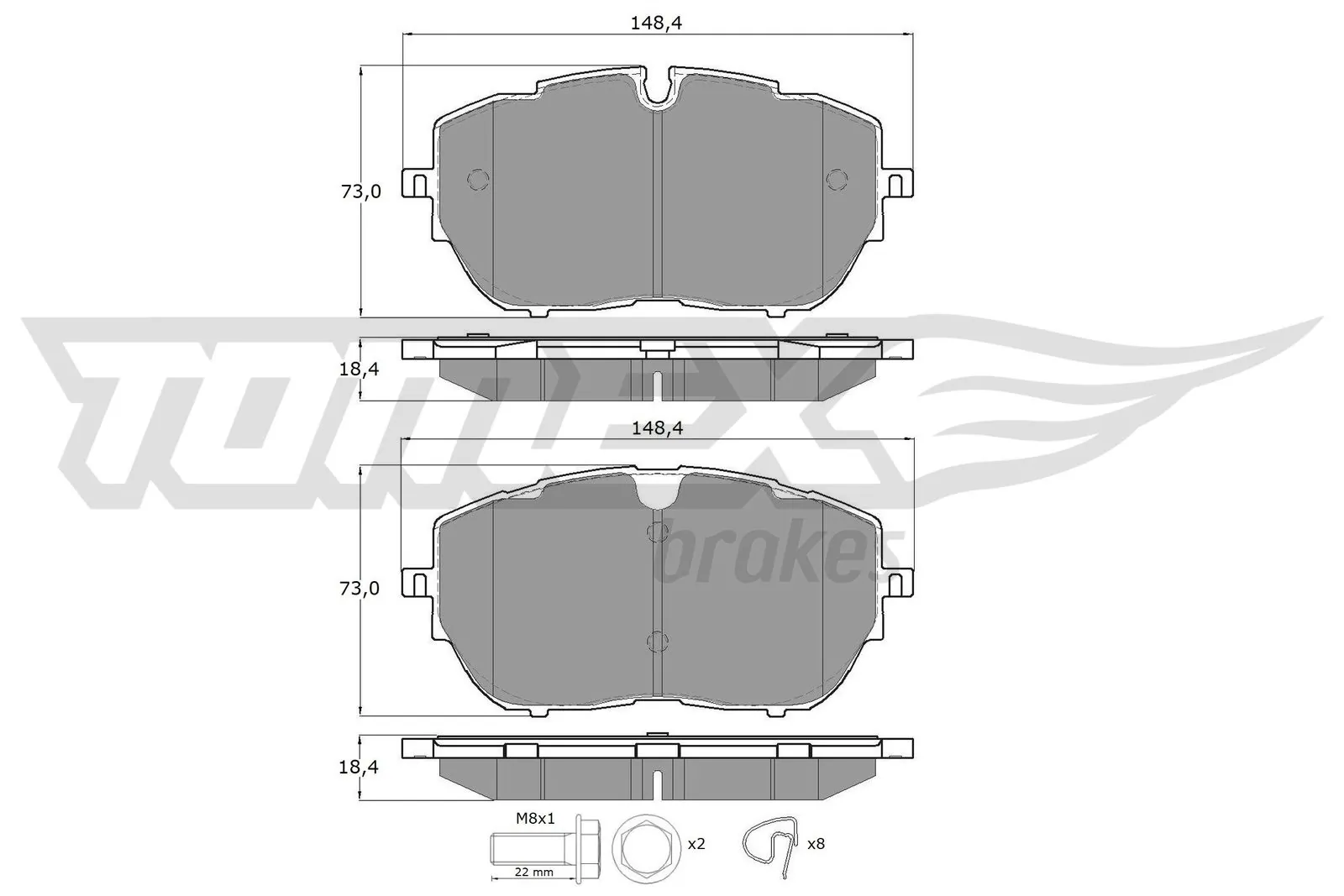 1647859680 Peugeot/Citroen Sapatas do freio dianteiras de disco