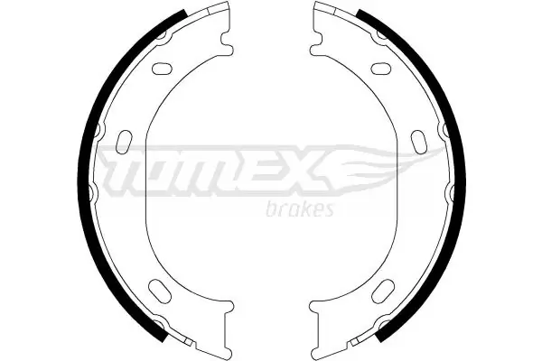 Sapatas do freio de estacionamento Volkswagen LT 28-35 II 2DB, 2DE, 2DK